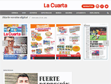 Tablet Screenshot of lacuarta.com